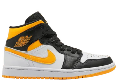 Jordan 1 Mid Laser Orange Black (W)