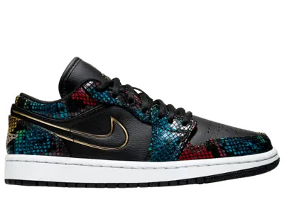Jordan 1 Low Multicolor Snakeskin (2020) (W)