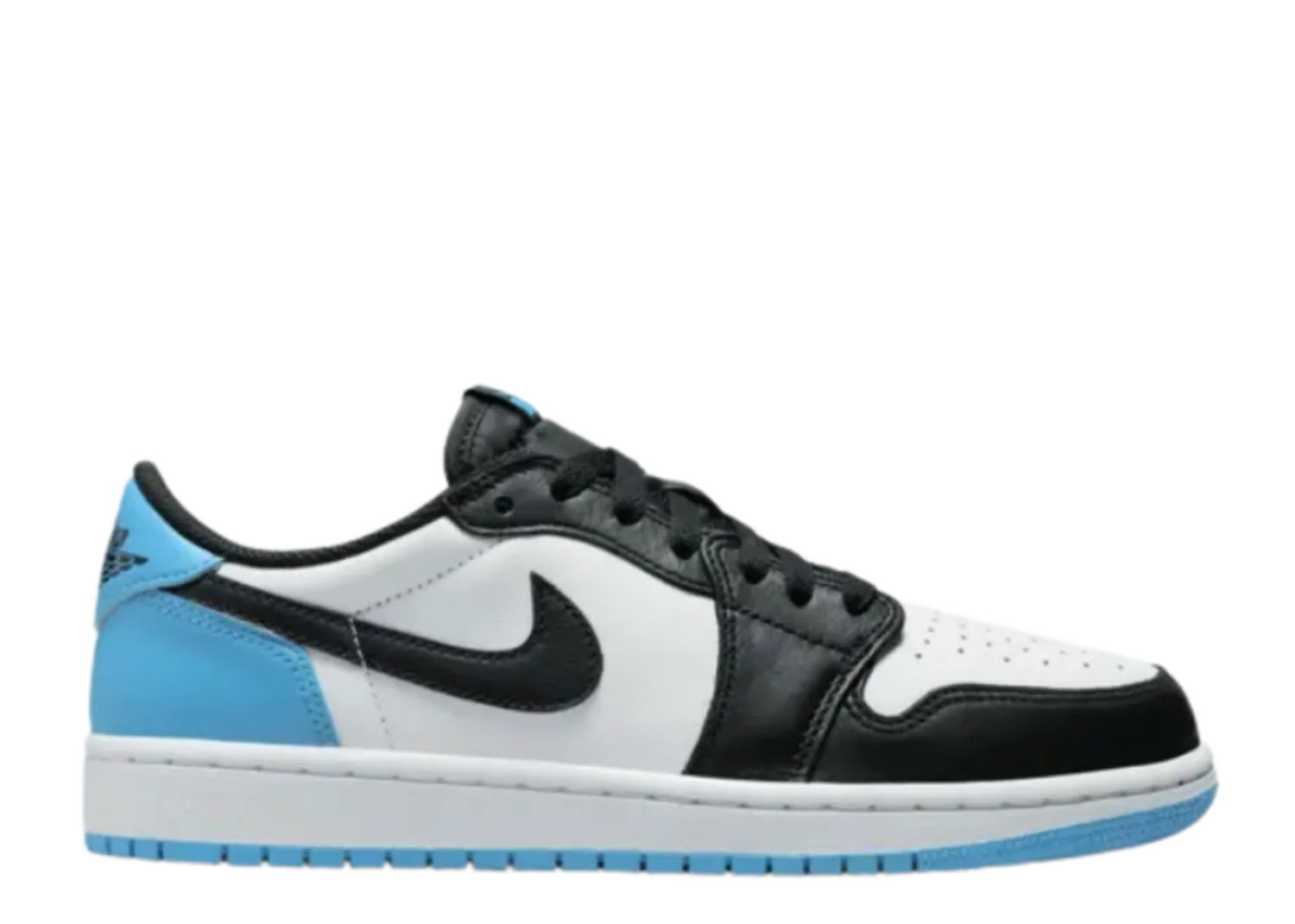Air Jordan 1 Low Black Dark Powder Blue (W)