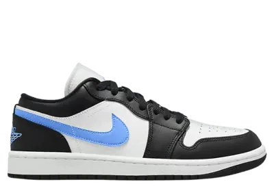 Jordan 1 Low Black University Blue (W)