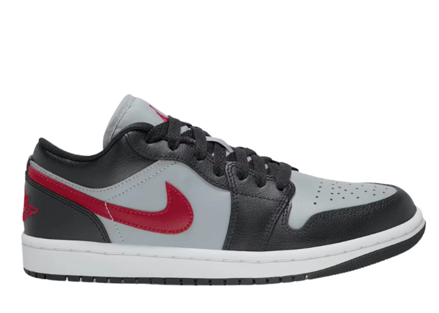 Air Jordan 1 Low Wolf Grey Gym Red (W)