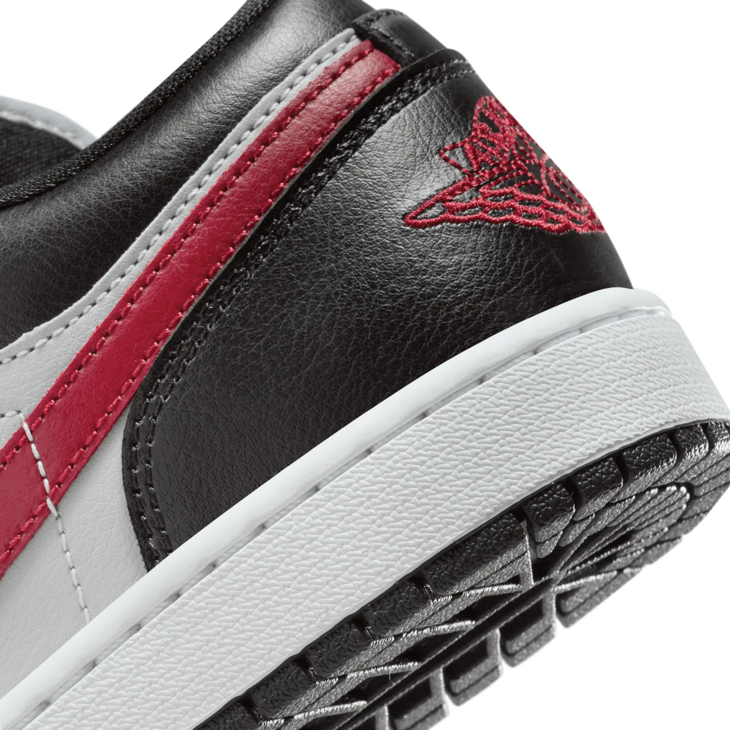 Air Jordan 1 Low Wolf Grey Gym Red (W) image 4
