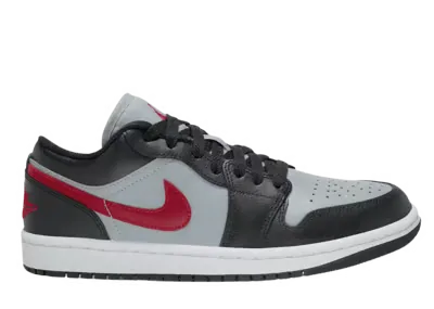 Air Jordan 1 Low Wolf Grey Gym Red (W)