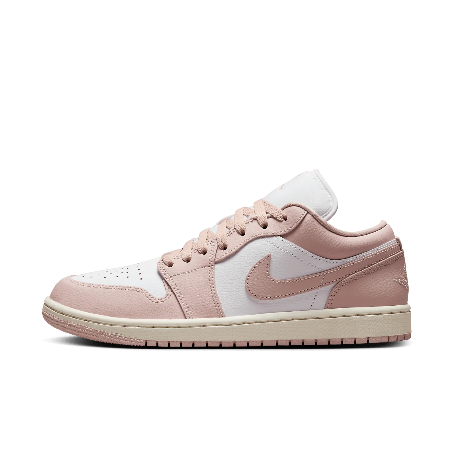 Air Jordan 1 Low White Pink Oxford (W) image 2