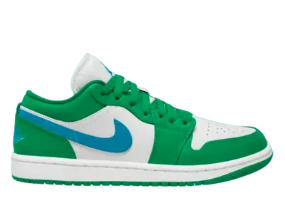 Jordan 1 Low Lucky Green Aquatone (W)