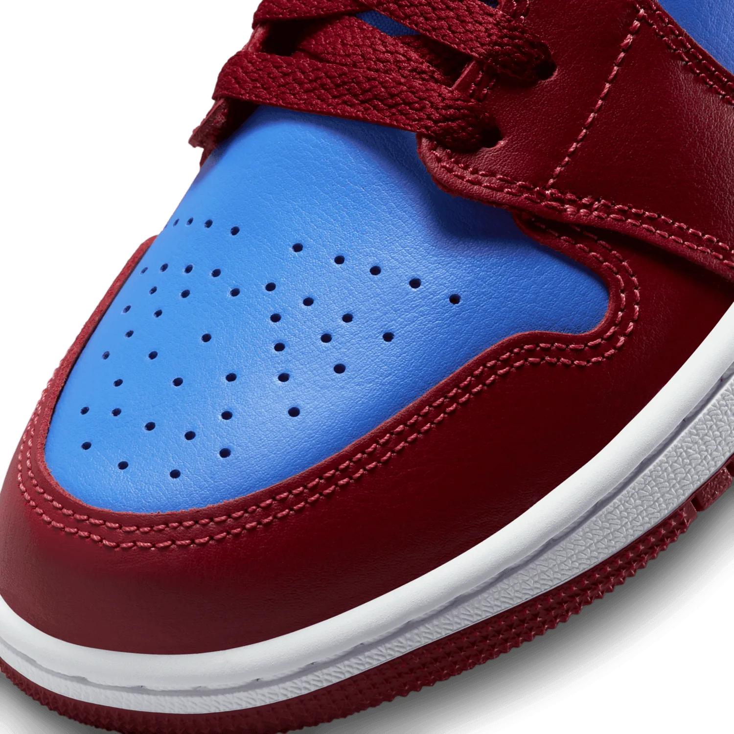 Jordan 1 Low Pomegranate Medium Blue (W) image 6
