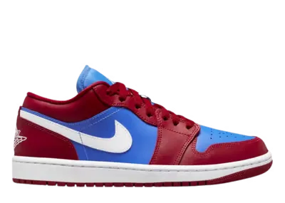 Jordan 1 Low Pomegranate Medium Blue (W)