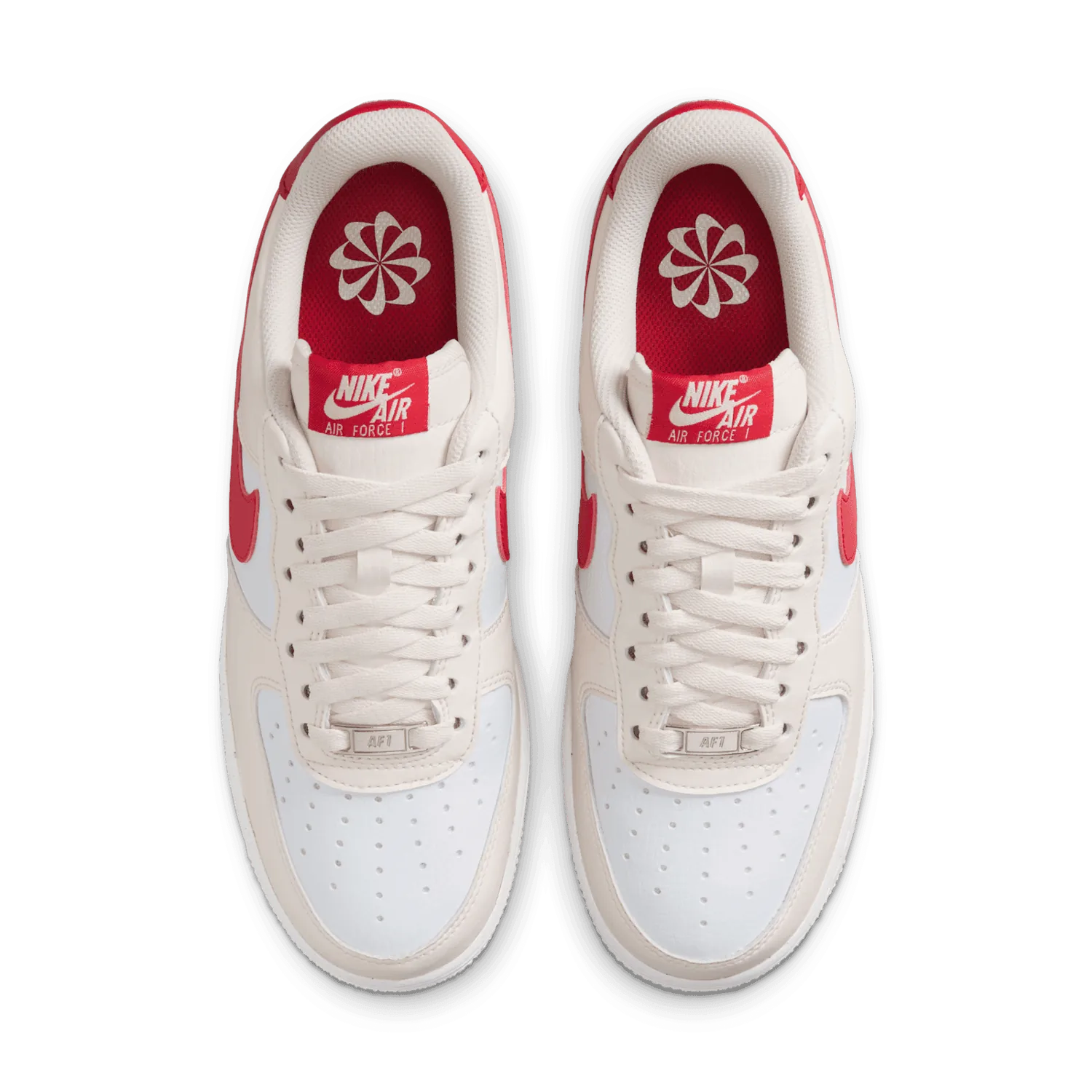 Nike Air Force 1 Low '07 NN Pale Ivory University Red (W) image 2