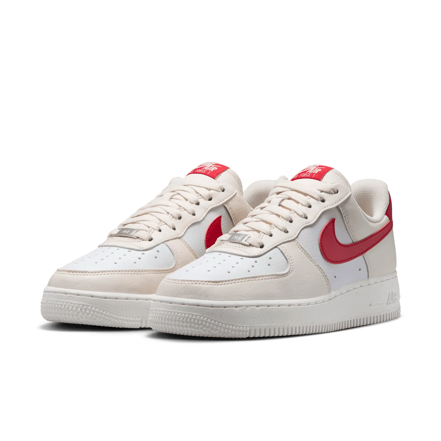 Nike Air Force 1 Low '07 NN Pale Ivory University Red (W) image 3