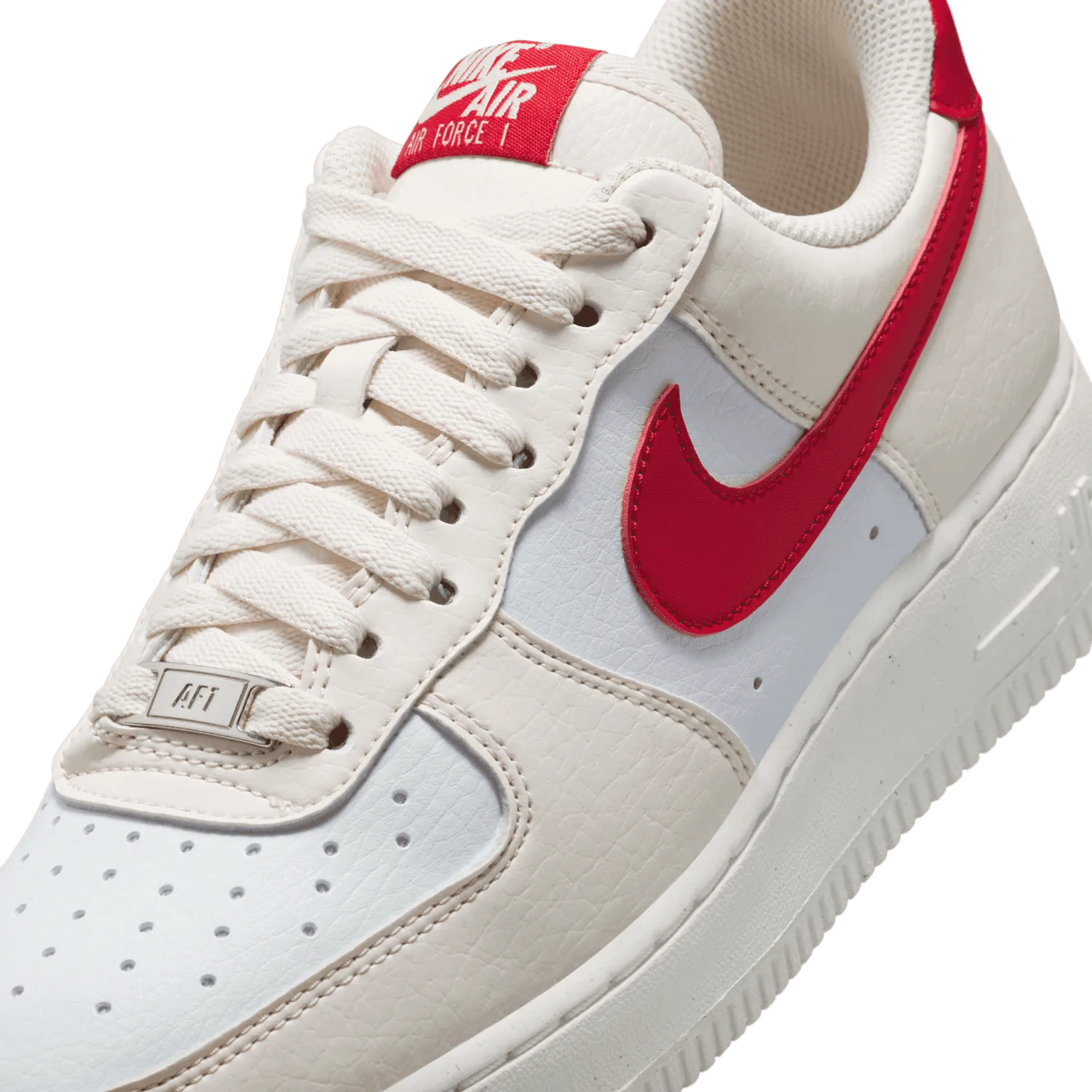 Nike Air Force 1 Low '07 NN Pale Ivory University Red (W) image 5
