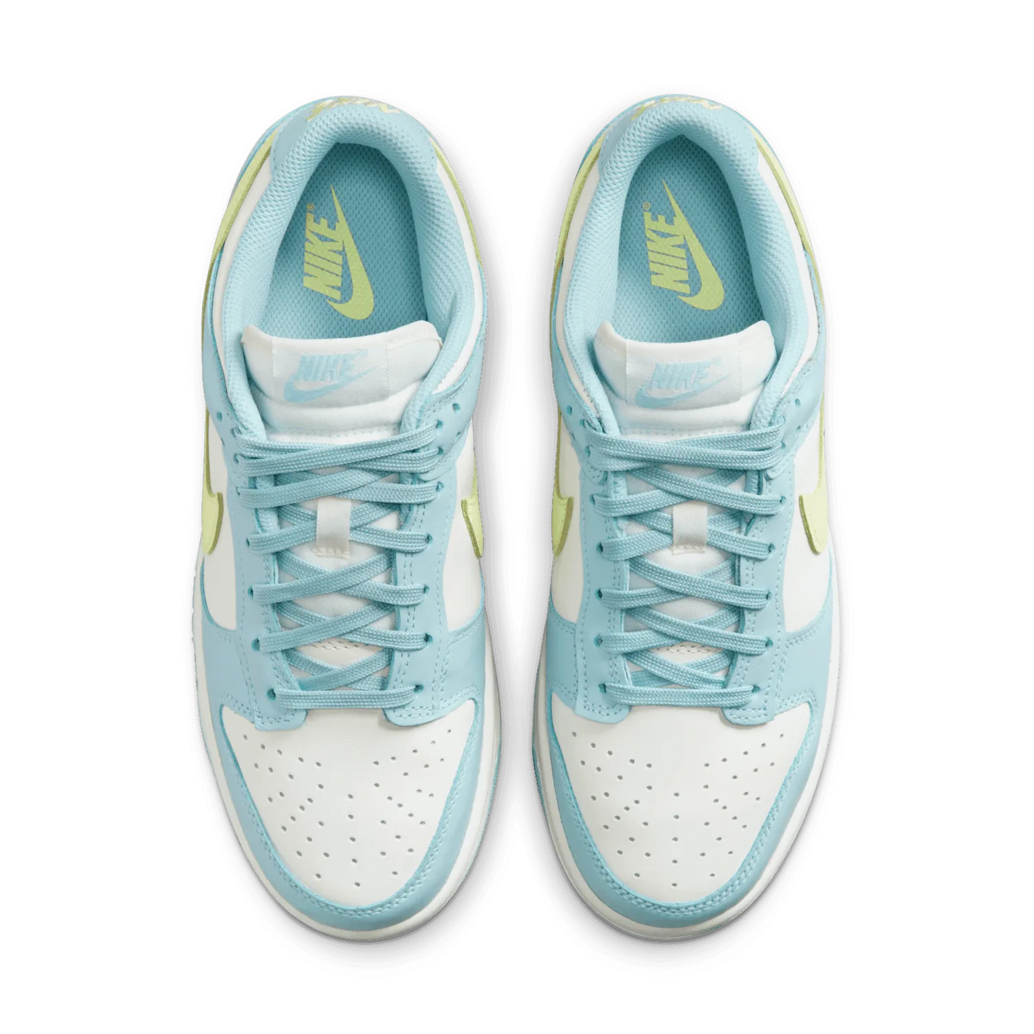 Nike Dunk Low Sail Citron Tint Ocean Bliss (W) image 3