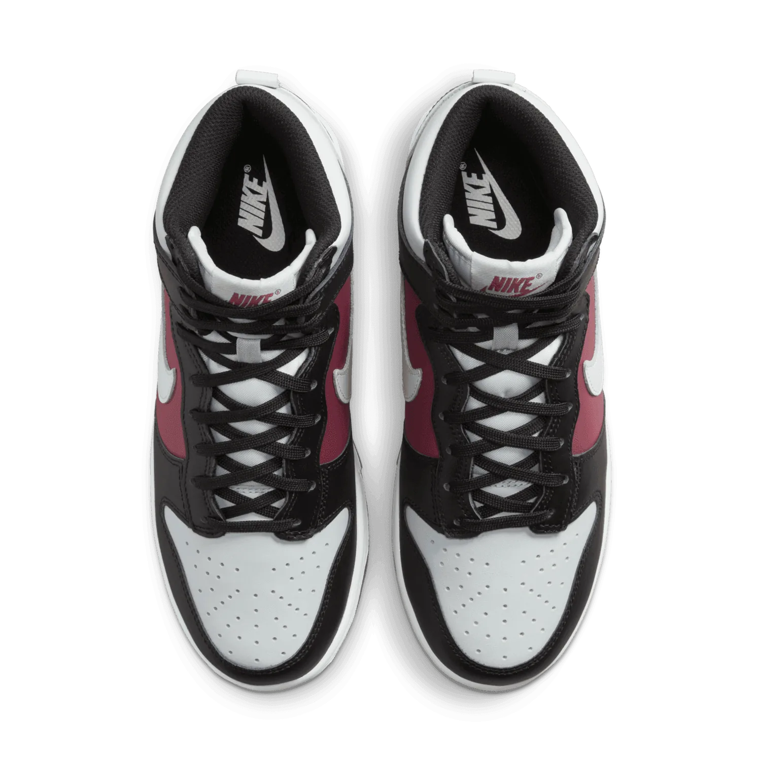 Nike Dunk High Black Summit White Rosewood (W) image 3