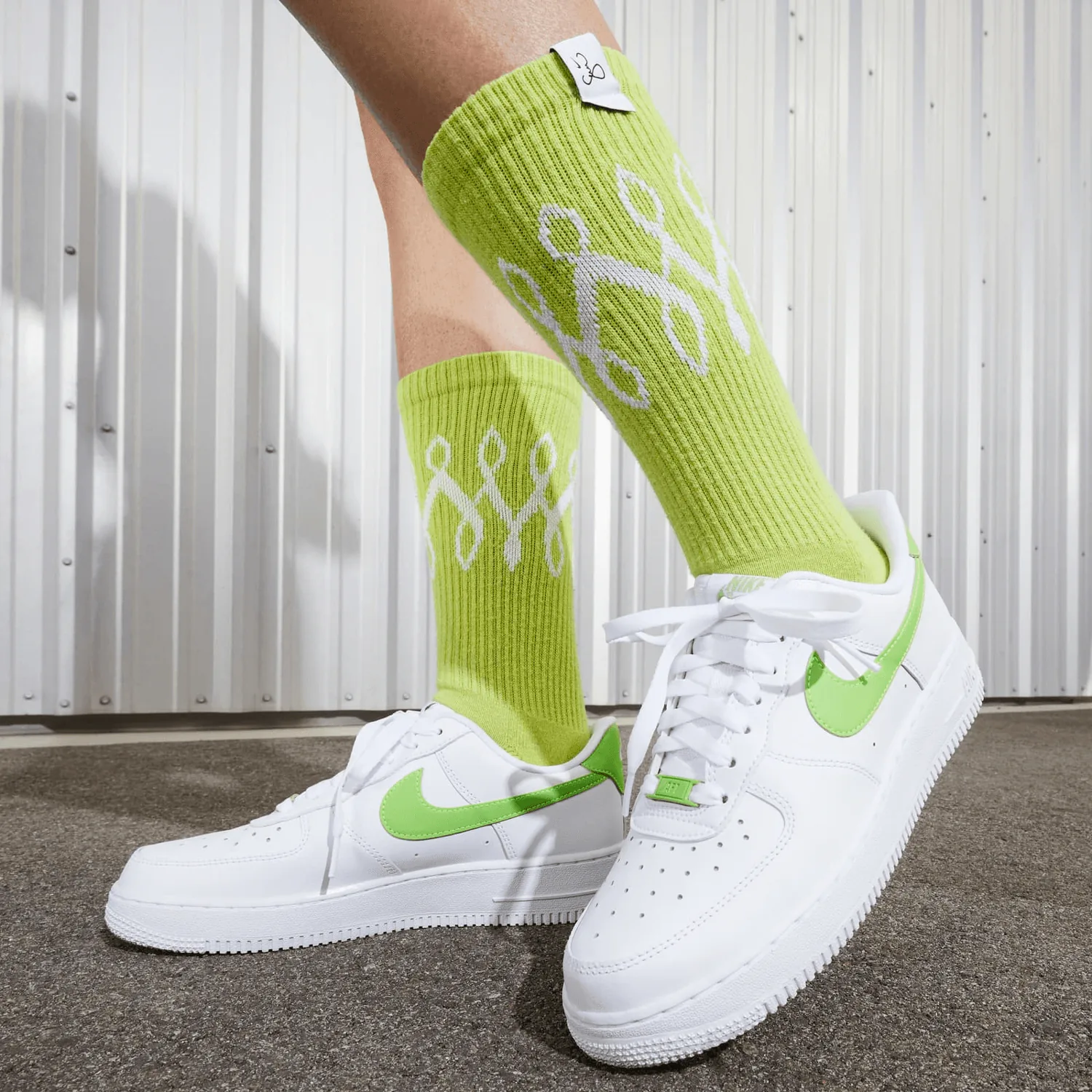Nike Air Force 1 Low White Action Green (W) image 9