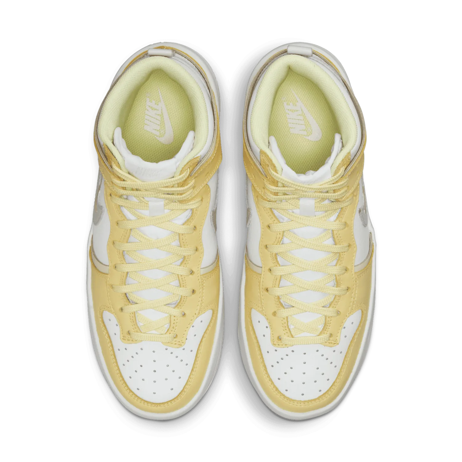 Nike Dunk High Up Light Lemon Yellow (W) image 3