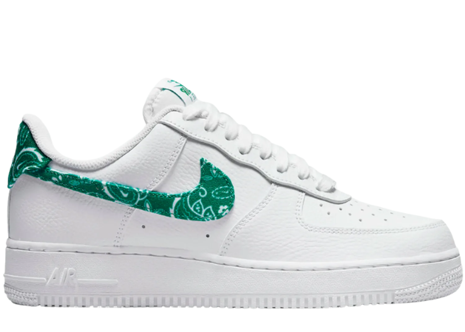 Nike Air Force 1 Low White Green Paisley (W)