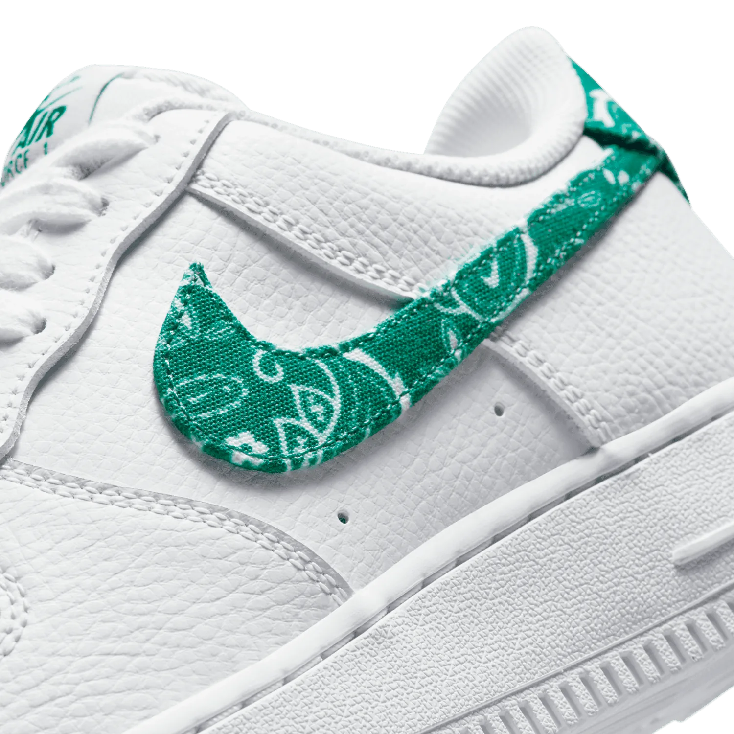 Nike Air Force 1 Low White Green Paisley (W) image 8