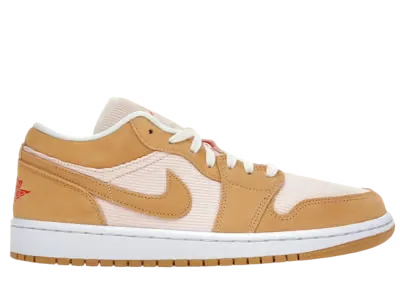 Jordan 1 Low SE Twine Orange Quartz Corduroy (W)