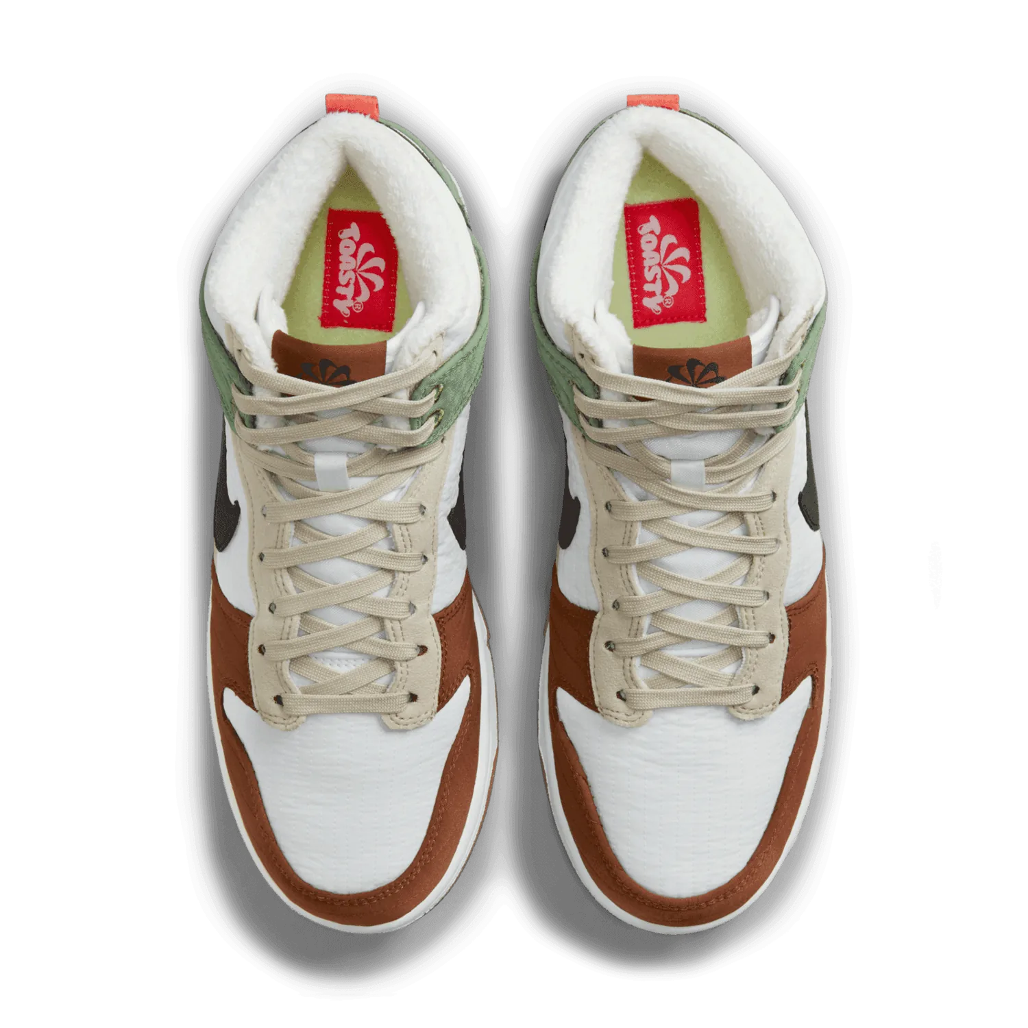Nike Dunk High Toasty White Brown Green (W) image 3