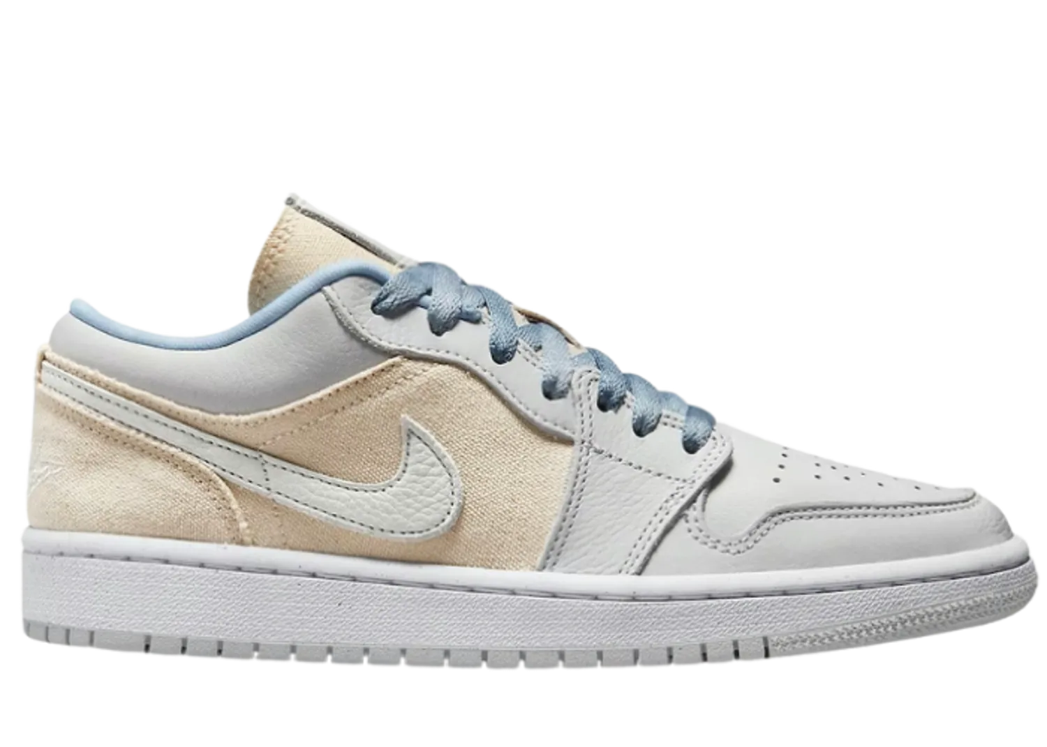 Jordan 1 Low Canvas Grey Cream (W)