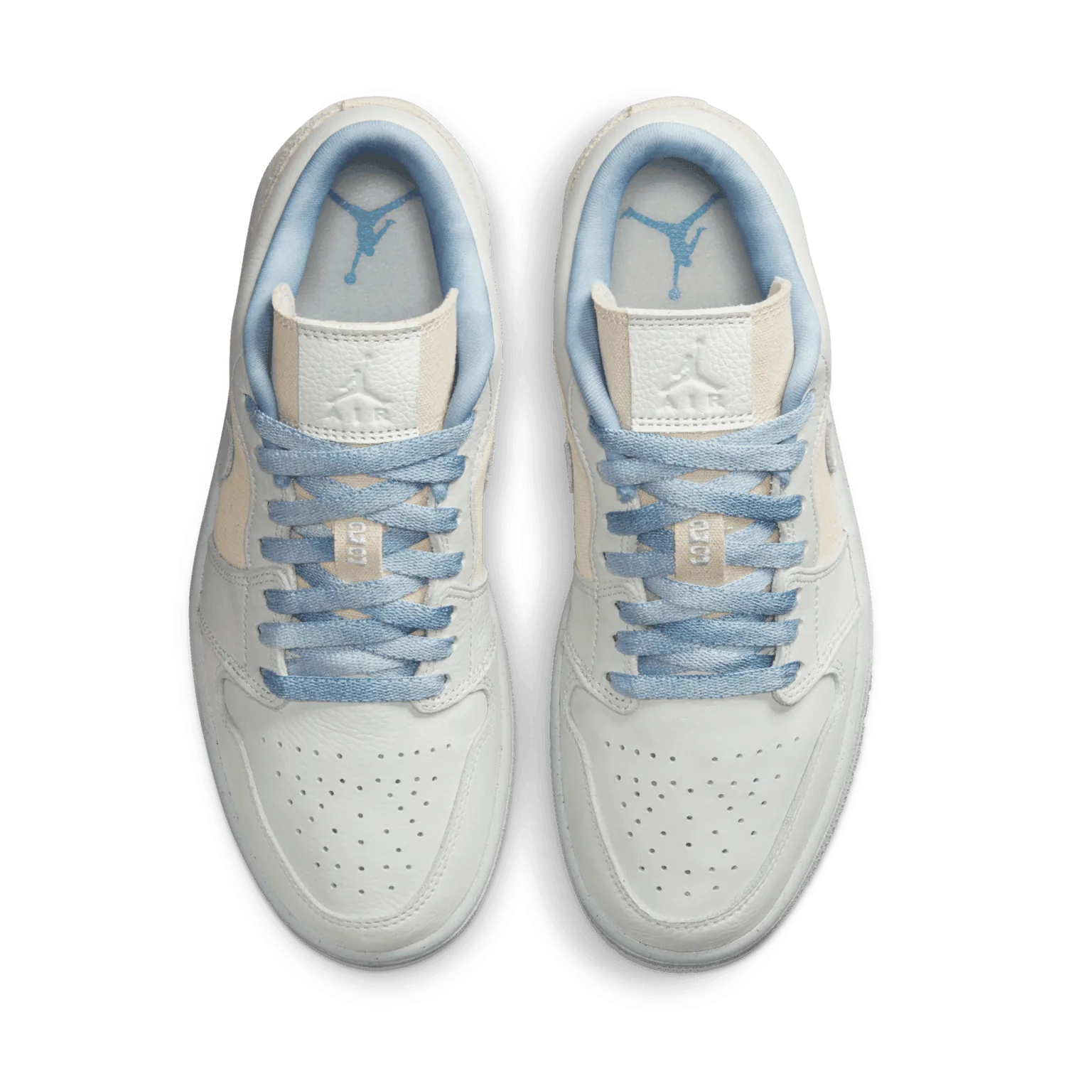 Jordan 1 Low Canvas Grey Cream (W) image 3