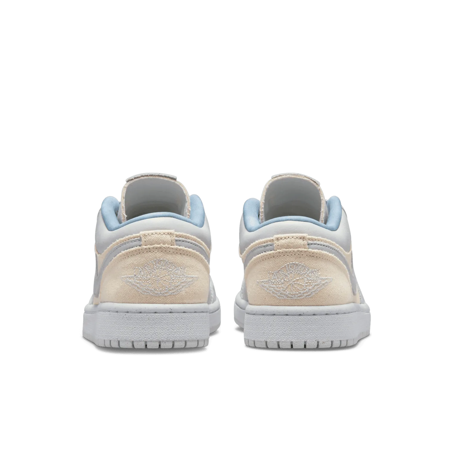 Jordan 1 Low Canvas Grey Cream (W) image 5