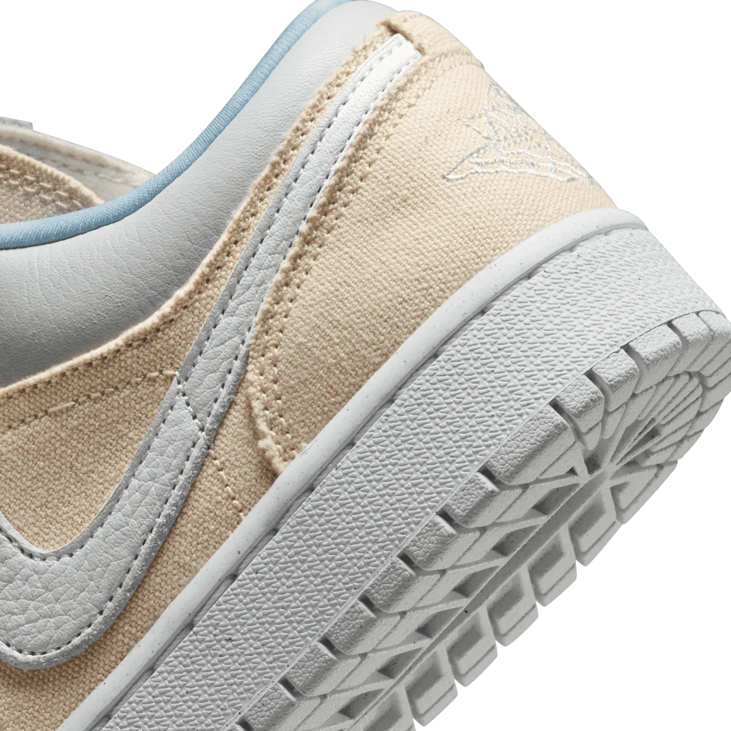 Jordan 1 Low Canvas Grey Cream (W) image 7