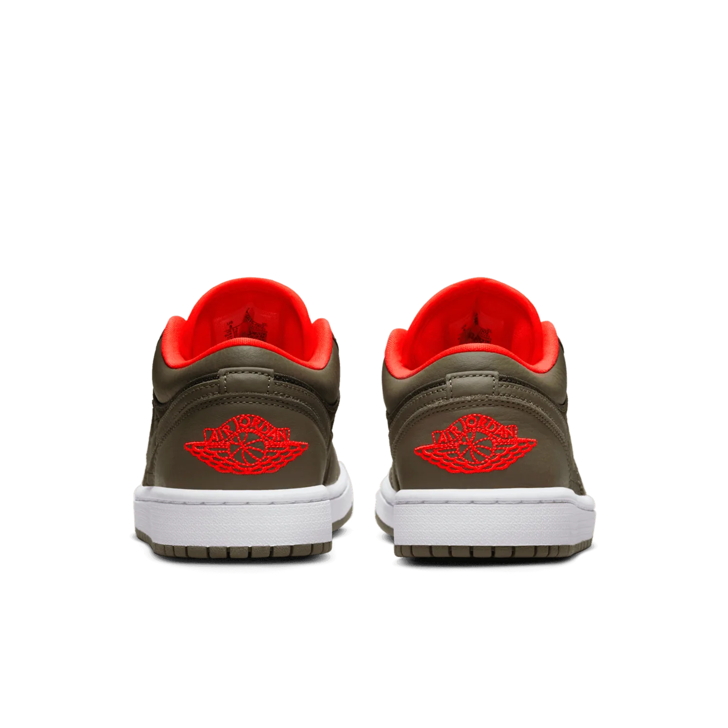 Air Jordan 1 Low SE Light Olive Bright Crimson (W) image 5