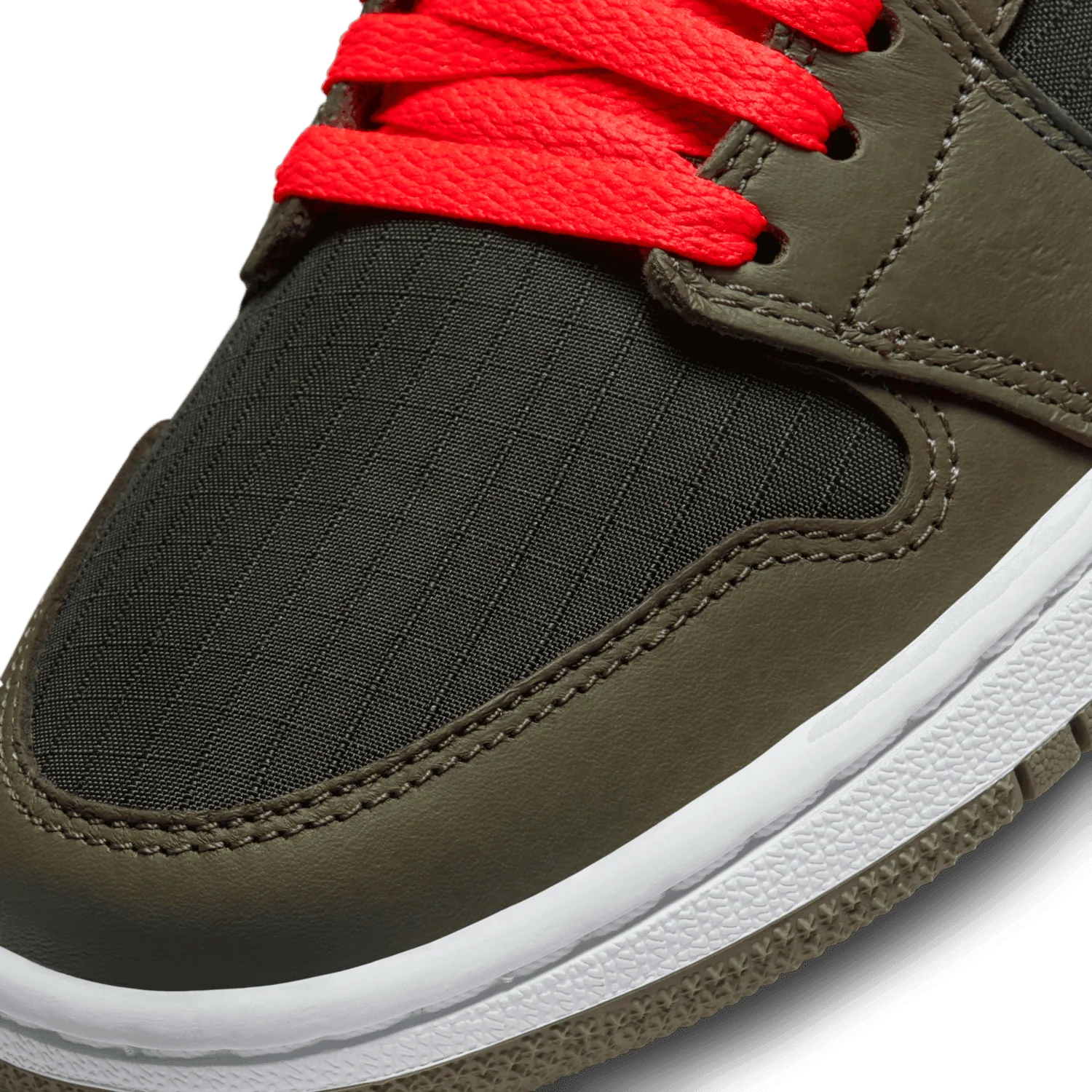 Air Jordan 1 Low SE Light Olive Bright Crimson (W) image 6