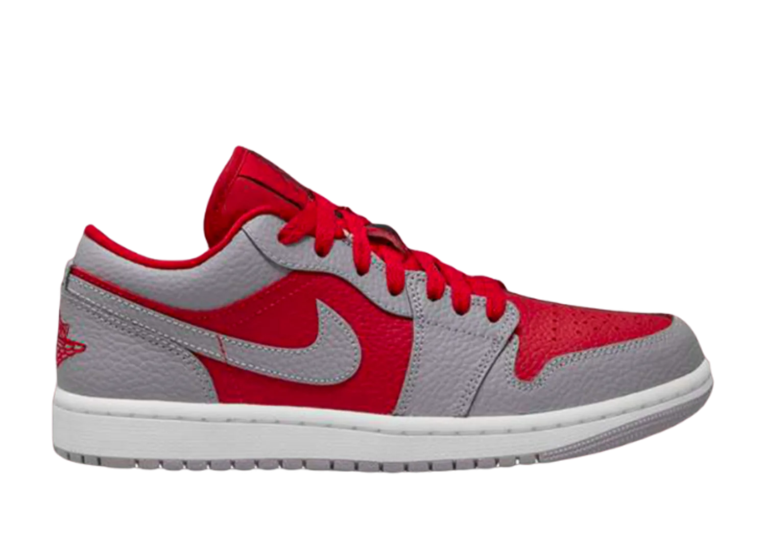 Air Jordan 1 Low Split Gym Red Cement Grey Black (W)