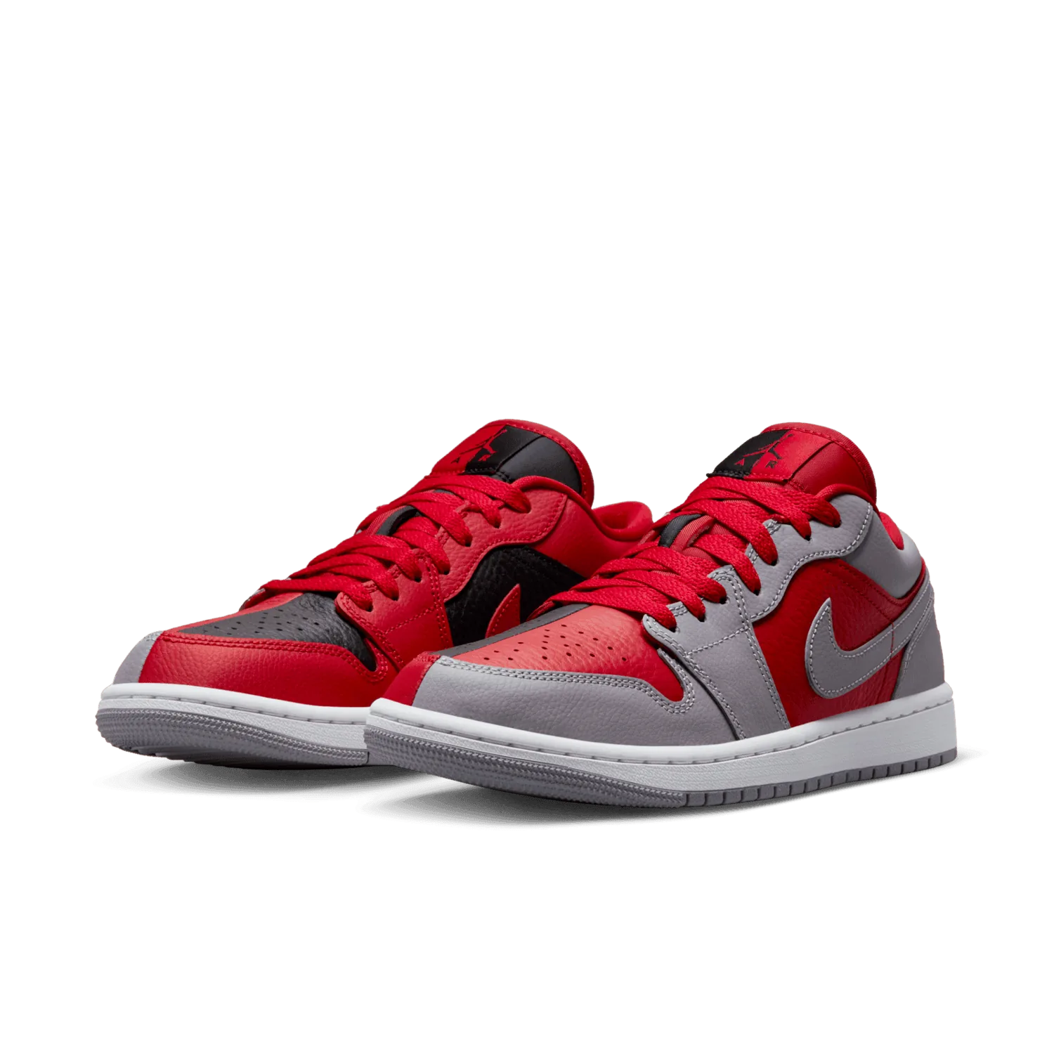 Air Jordan 1 Low Split Gym Red Cement Grey Black (W) image 4