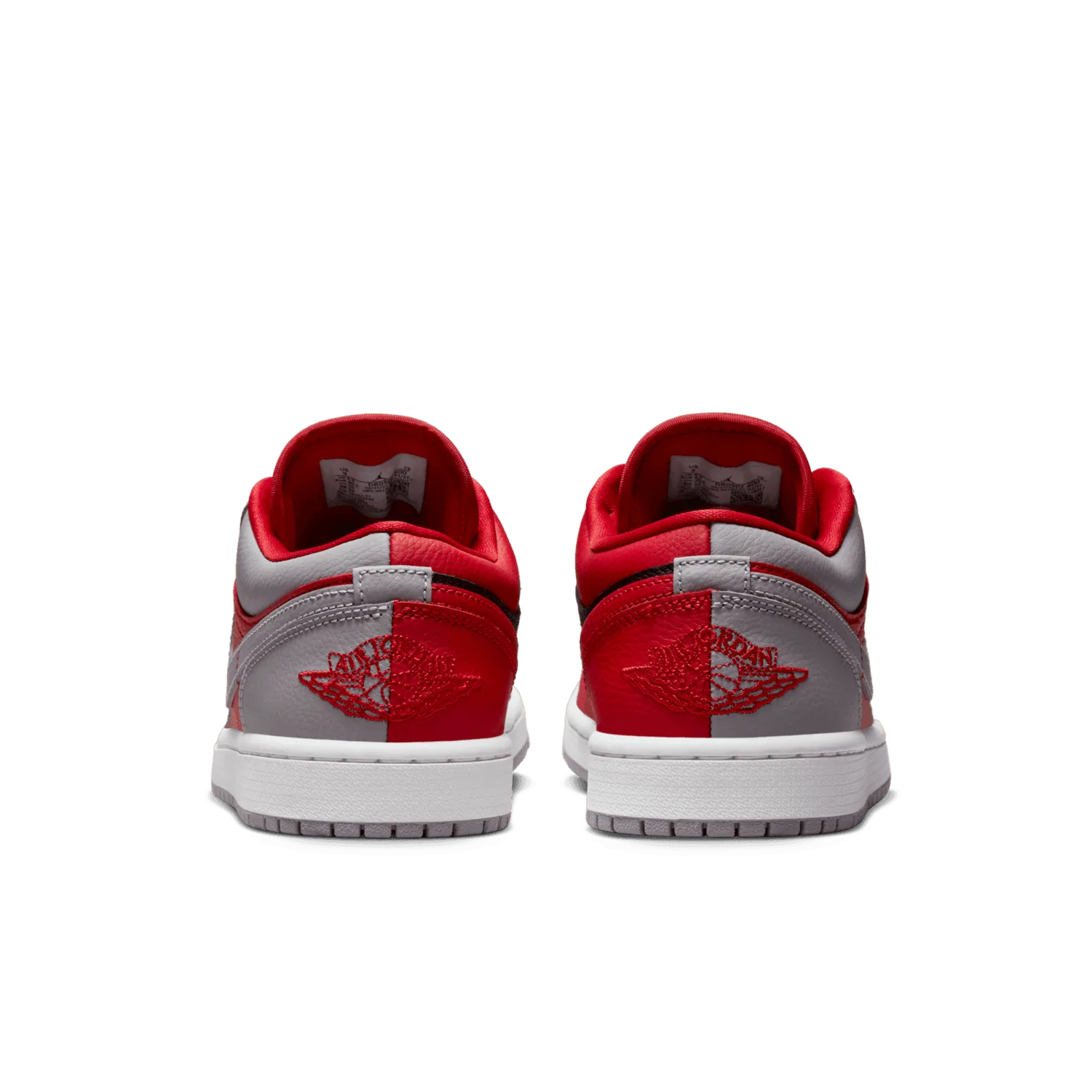 Air Jordan 1 Low Split Gym Red Cement Grey Black (W) image 5