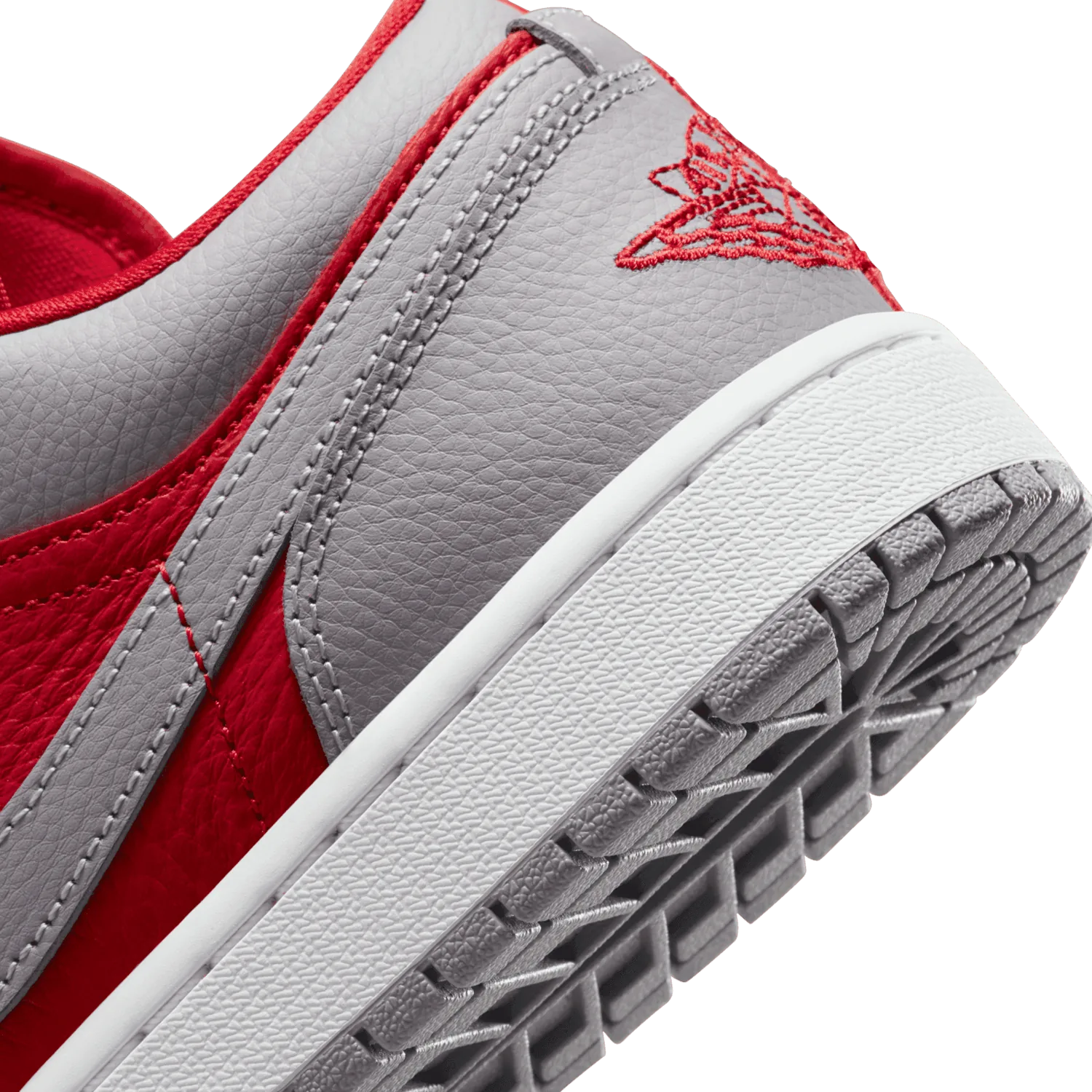 Air Jordan 1 Low Split Gym Red Cement Grey Black (W) image 7