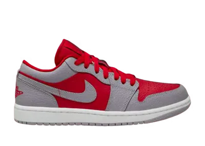 Air Jordan 1 Low Split Gym Red Cement Grey Black (W)