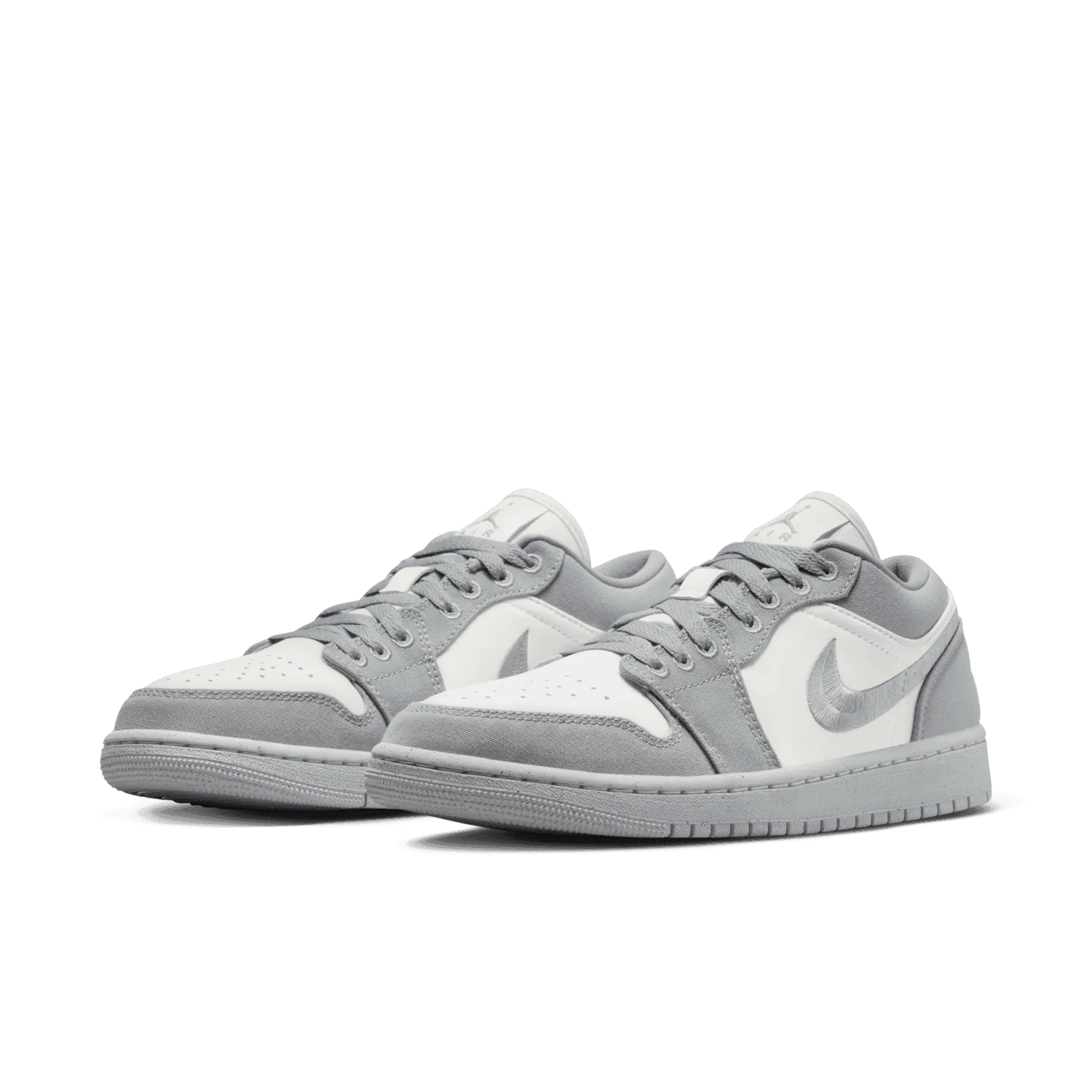 Air Jordan 1 Low SE Canvas Light Steel Grey (W) image 4