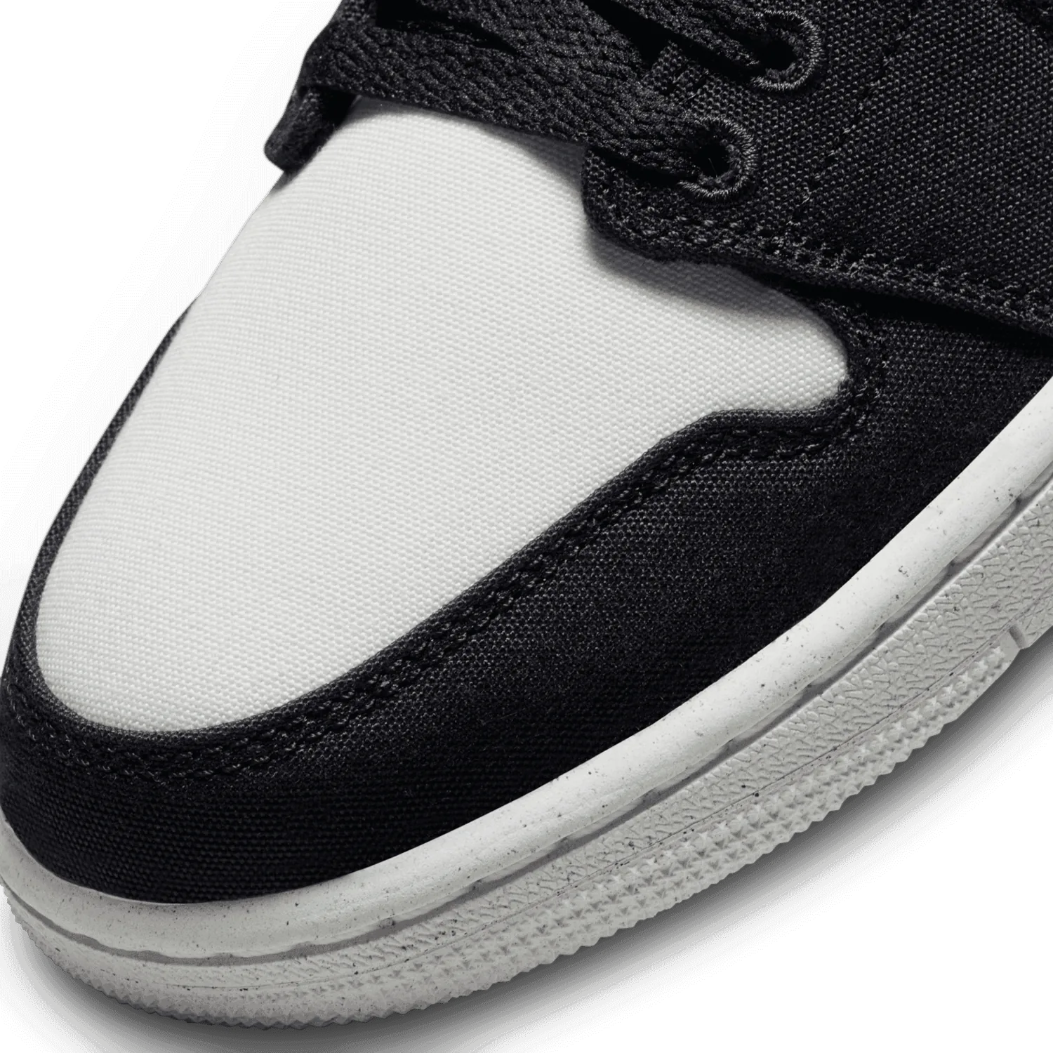 Air Jordan 1 Mid SE Canvas Black Light Steel Grey (W) image 6