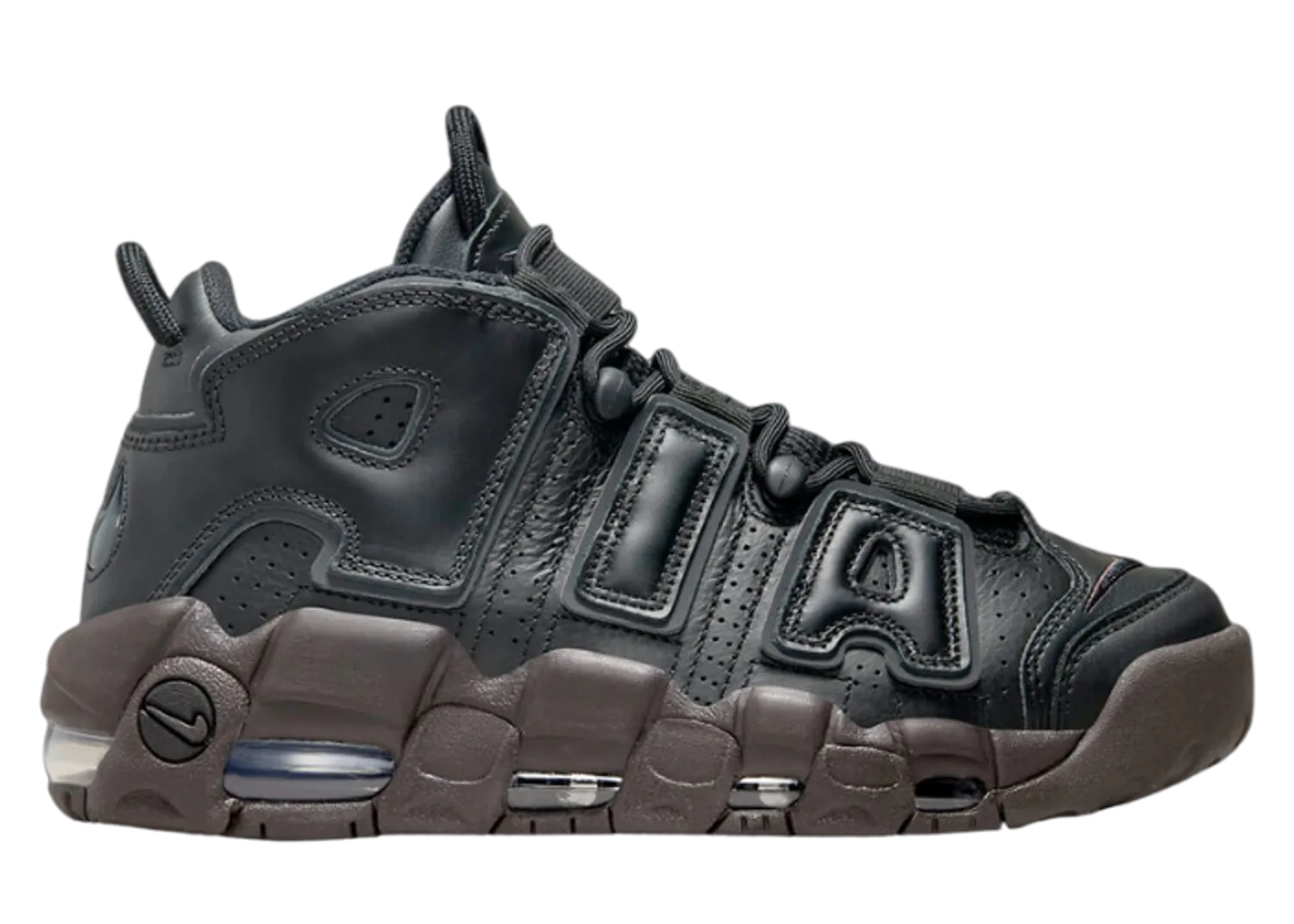 Nike Air More Uptempo Black Baroque Brown (W)