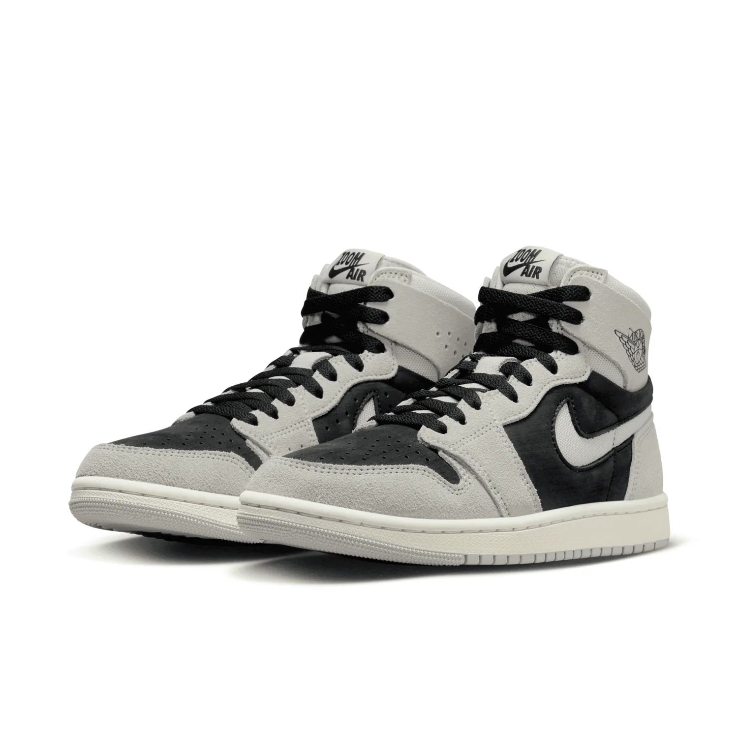 Air Jordan 1 High Zoom CMFT 2 Light Iron Ore Black (W) image 5