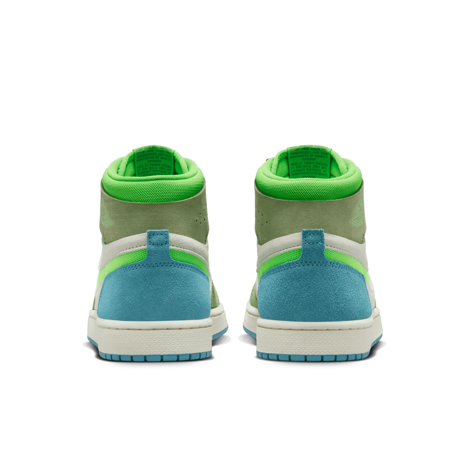 Air Jordan 1 High Zoom CMFT 2 University Blue Electric Green (W) image 5
