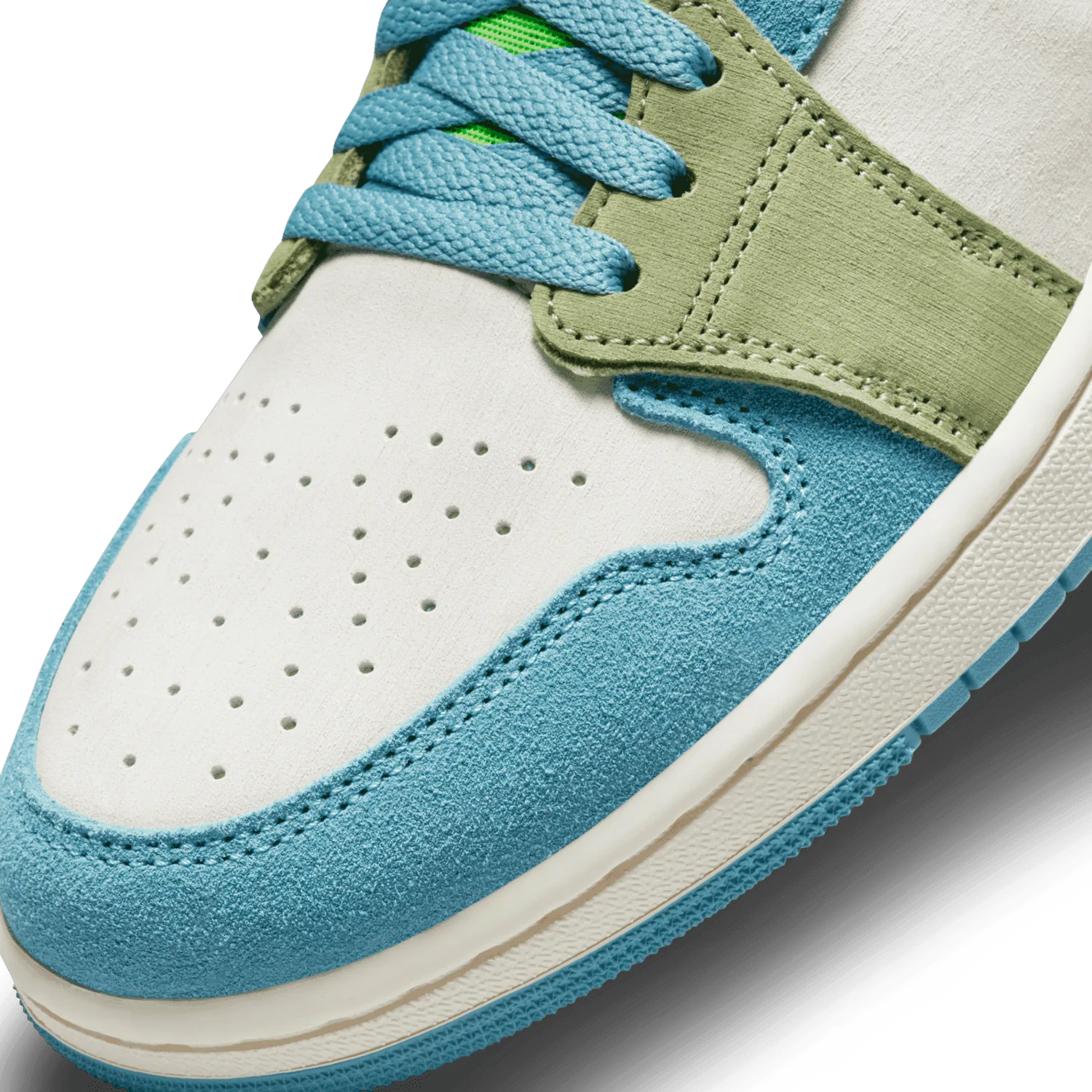 Air Jordan 1 High Zoom CMFT 2 University Blue Electric Green (W) image 6