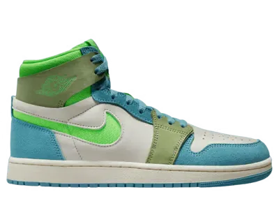 Air Jordan 1 High Zoom CMFT 2 University Blue Electric Green (W)
