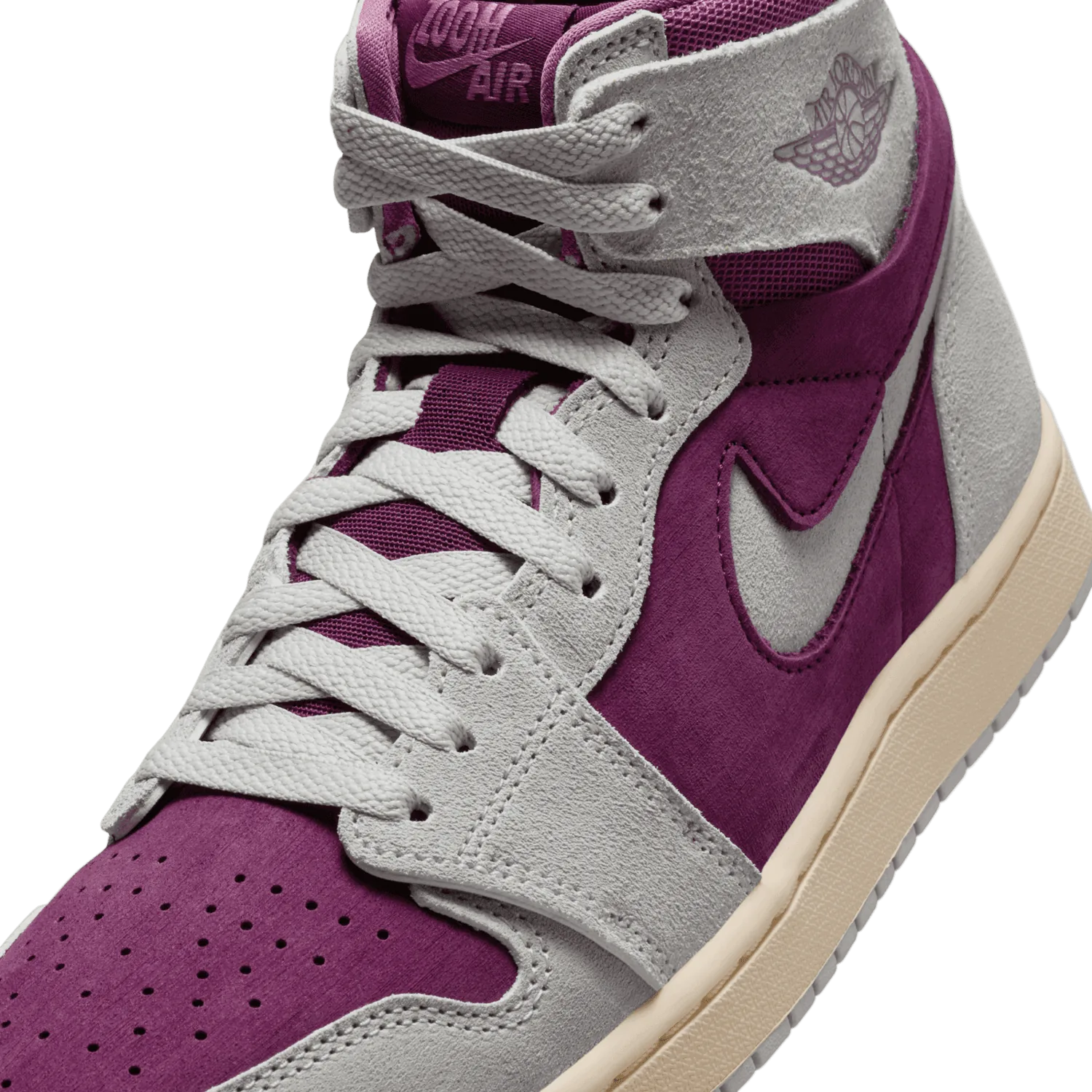 Air Jordan 1 High Zoom CMFT 2 Bordeaux Neutral Grey (W) image 5