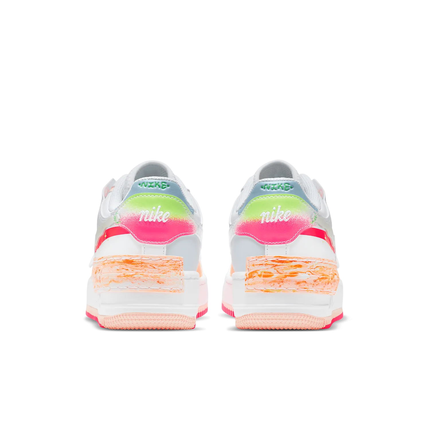 Nike Air Force 1 Low Shadow White Pink Orange (W) image 5