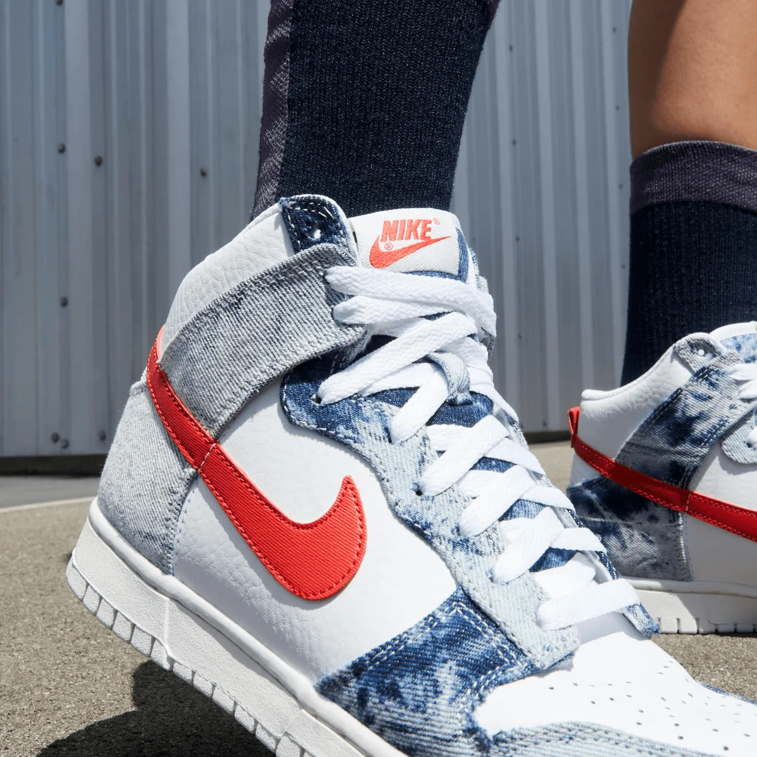 Nike Dunk High Washed Denim Pack (W) image 2