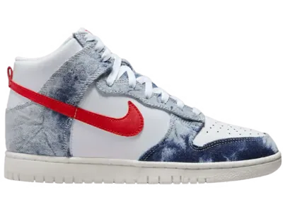 Nike Dunk High Washed Denim Pack (W)