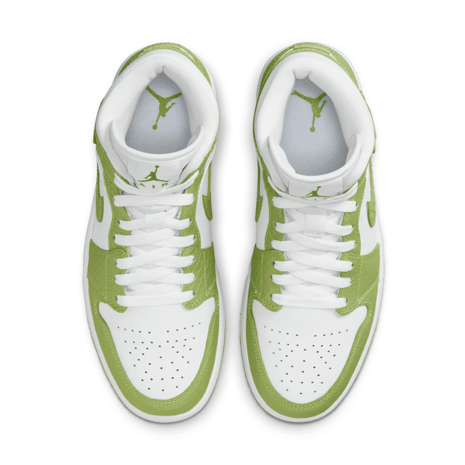 Jordan 1 Mid Green Python (W) image 3