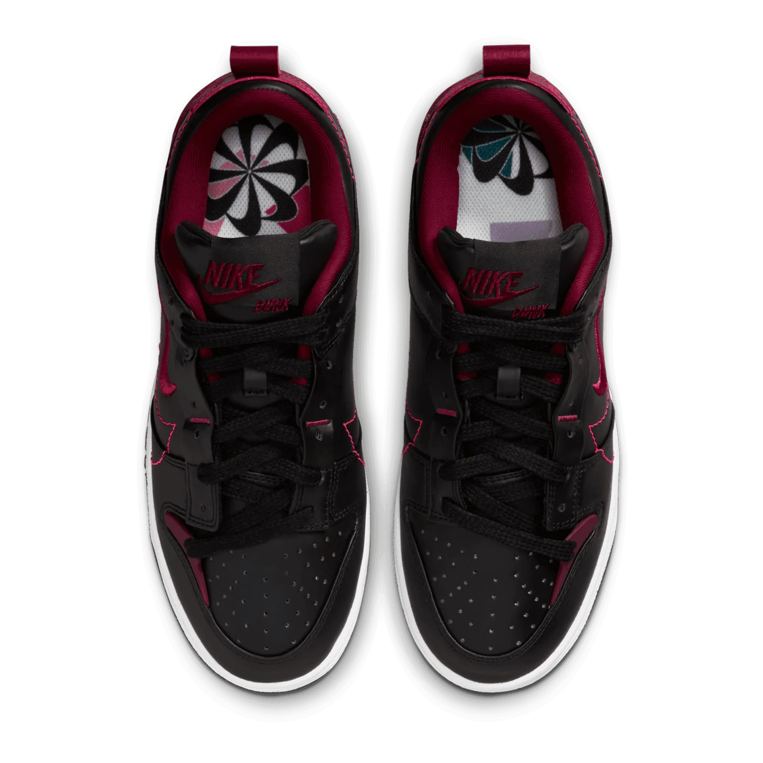 Nike Dunk Low Disrupt 2 Black Dark Beetroot (W) image 3