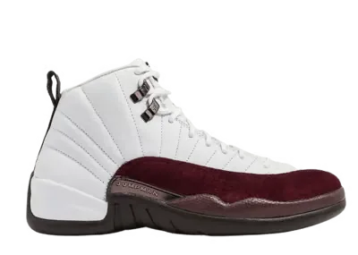 Air Jordan 12 A Ma Maniere White Burgundy Crush (W)