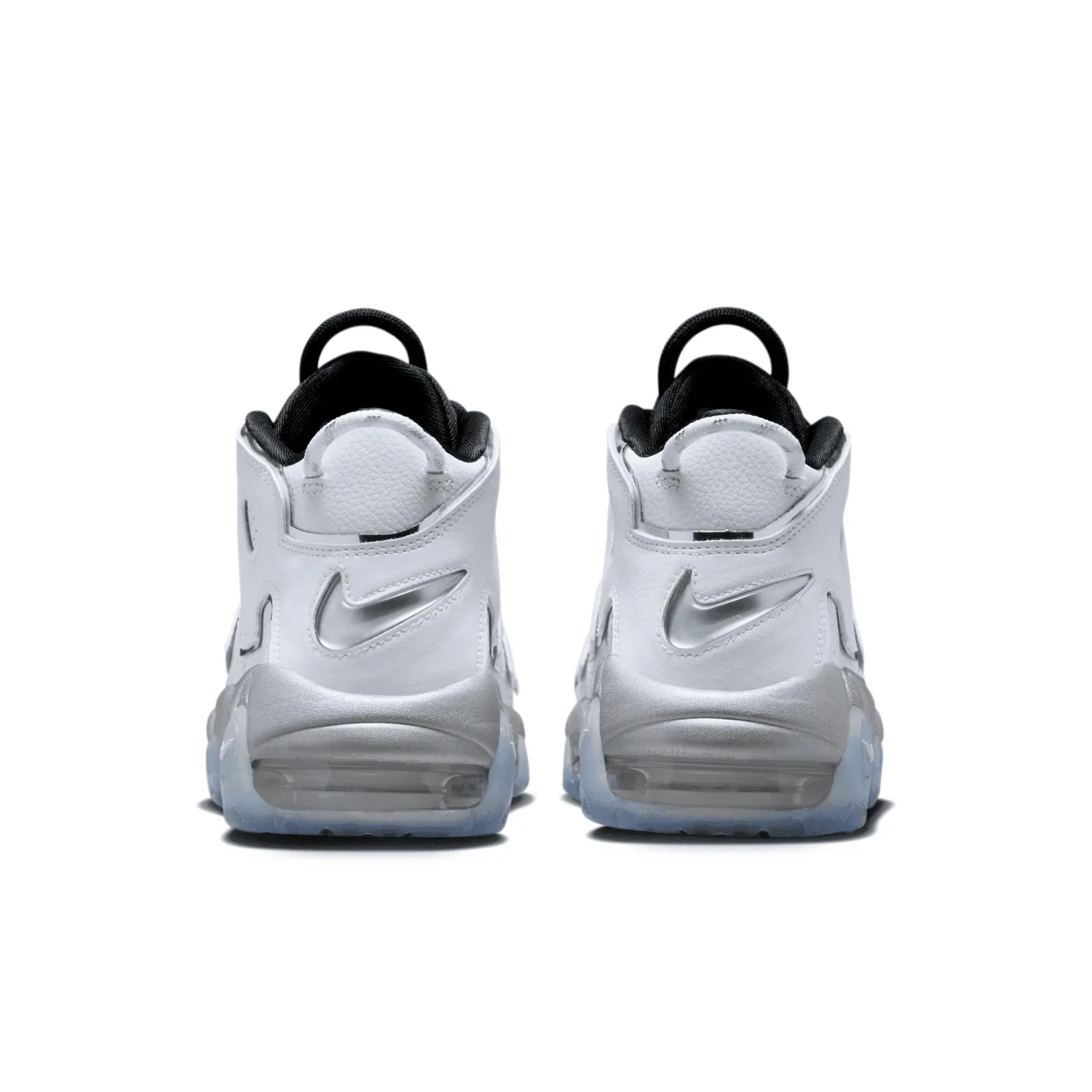 Nike Air More Uptempo White Metallic Silver Clear (W) image 7