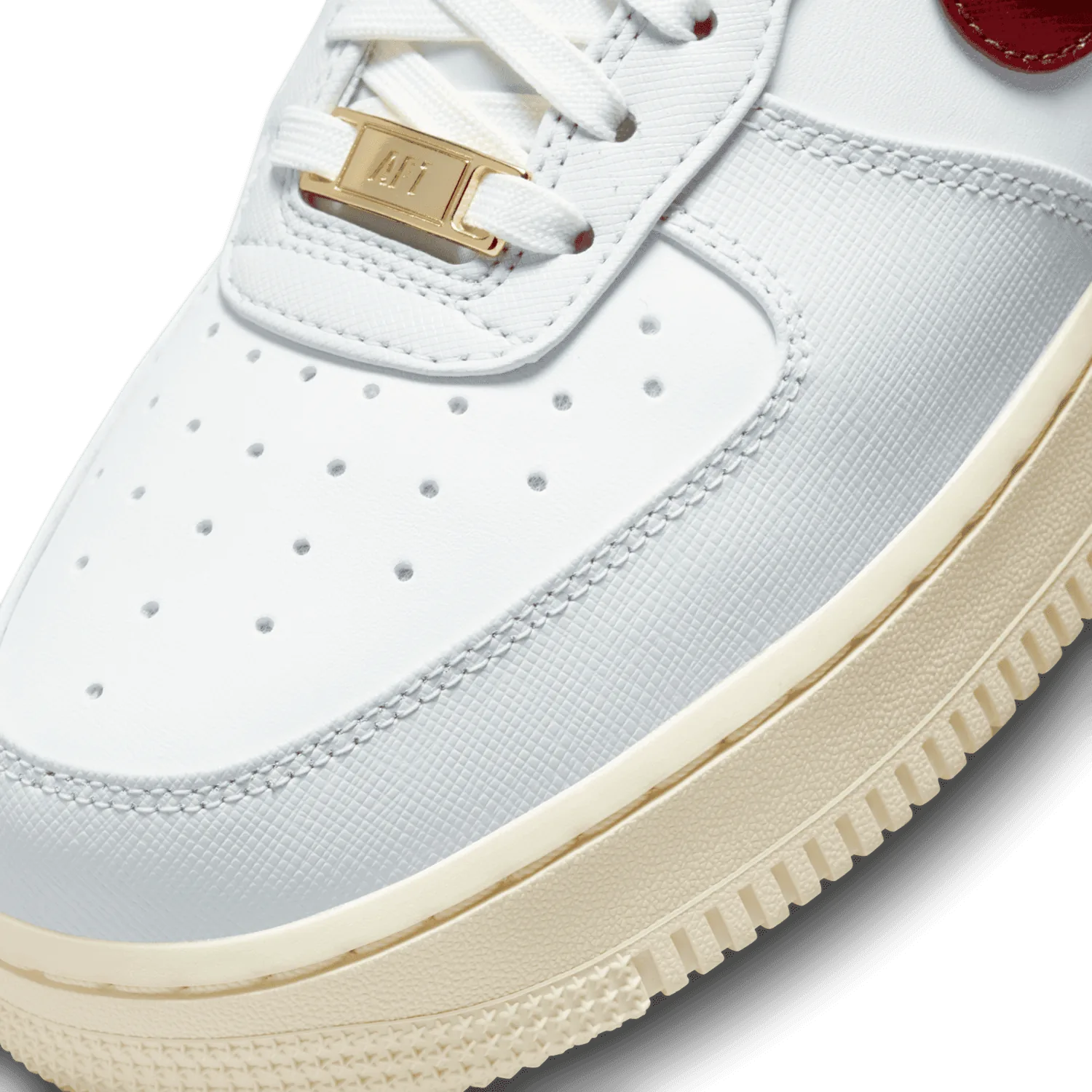 Nike Air Force 1 Low '07 SE Just Do It Photon Dust Team Red (W) image 6