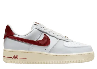 Nike Air Force 1 Low '07 SE Just Do It Photon Dust Team Red (W)